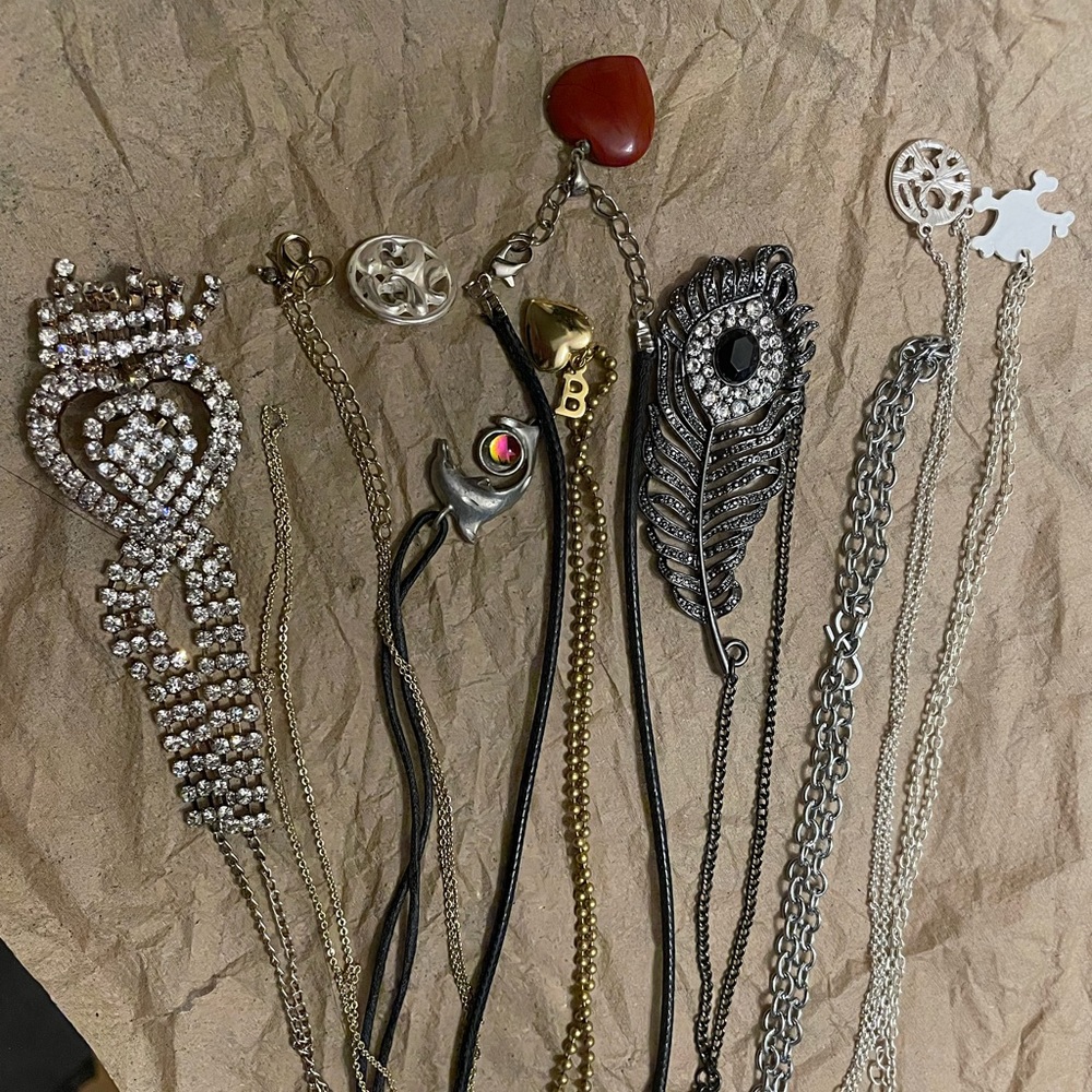 3 lots of necklaces